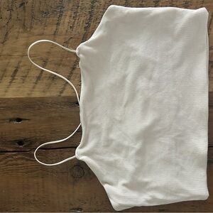 Nike White Sports Bra with Lightweight Comfort